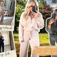 Mjukt och bekvämt 2-delat loungewear-set för kvinnor